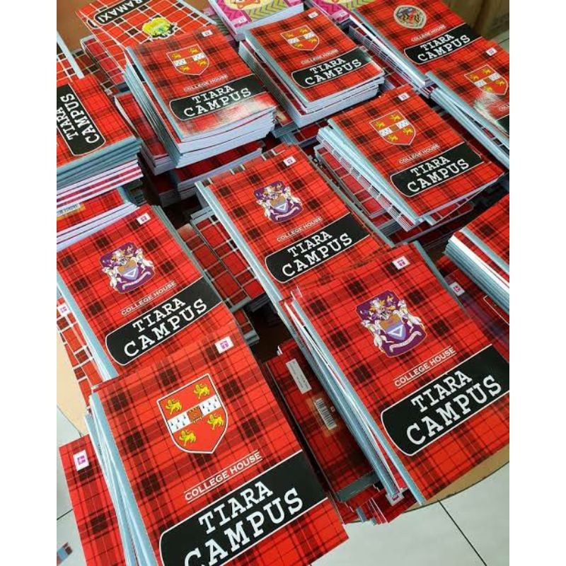 

buku tulis tiara 38 lembar campus / fancy ukuran Quarto 1PACK / 10Pcs