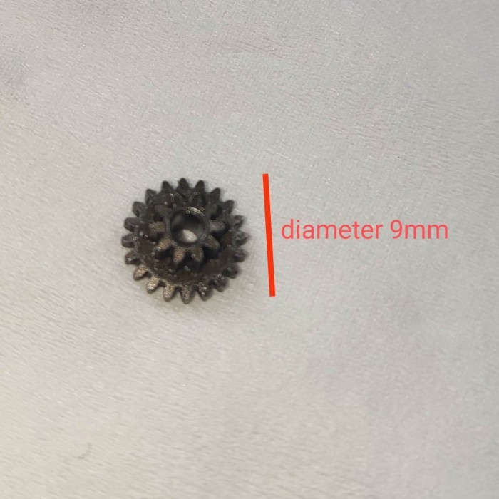 Gear Gir repair Reduksi 370 spare gir pendek Reducer 370 RC MN WPL RGT - ger kecil