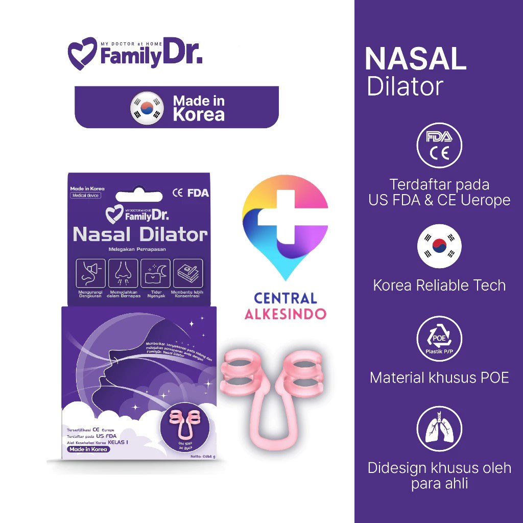 Family Dr Nasal Dilator / Alat Bantu Pernafasan Central Alkesindo