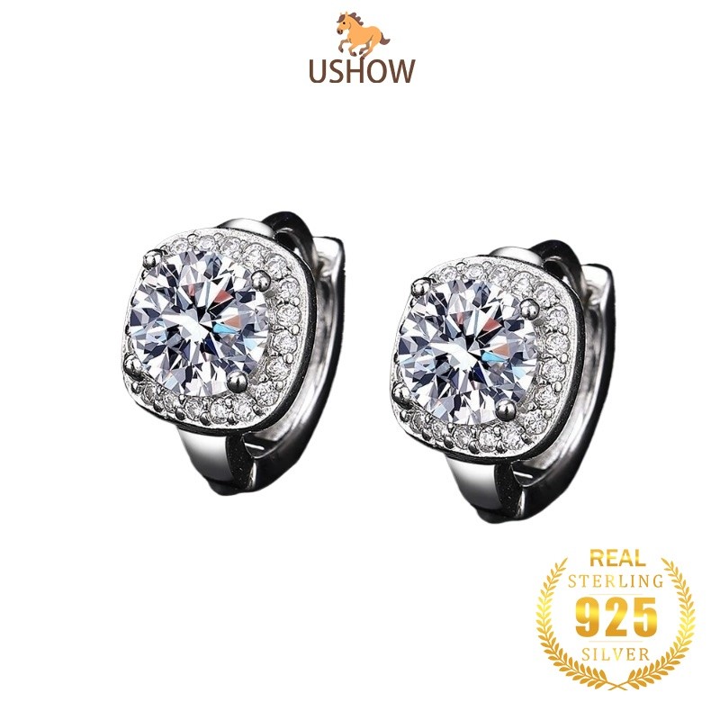 USHOW Anting Perak 5A Zircon Mode Baru