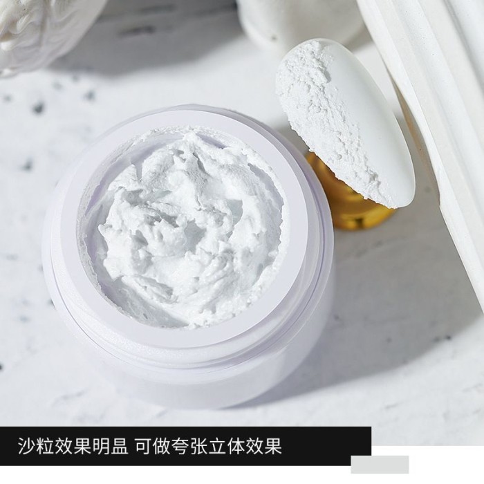 

NEW GYPSUM GEL GLUE NO SEALING LAYER BLACK WHITE COLOR / Hiasan Gypsum - Putih