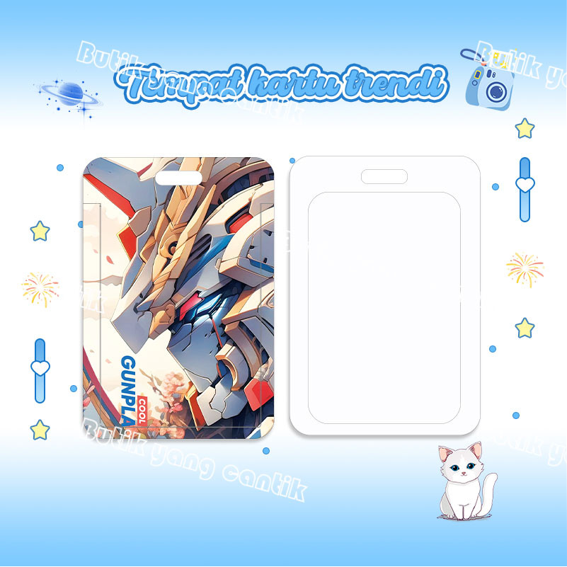 

ID Card Holder, Gundam card holder, cocok untuk kantor/sekolah, kartu pelajar/kartu transportasi, kartu akses, KTP, Flazz, kartu kredit elektronik dan uang elektronik.