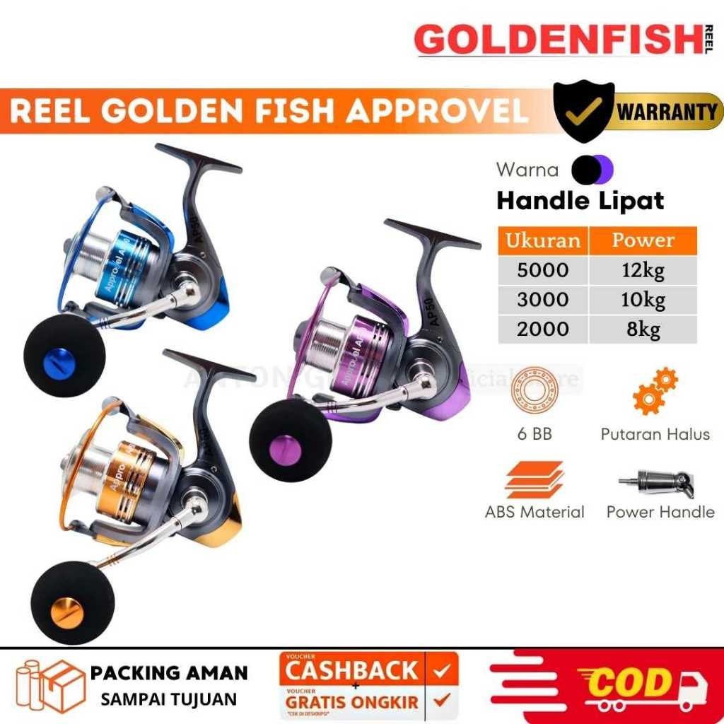 Reel Golden Fish Approvel AP 2000 5000 Untuk Kolam Atau Laut