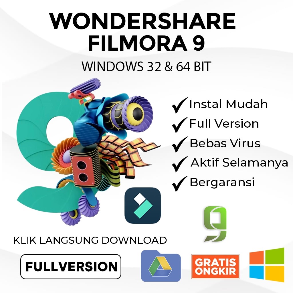 WONDER SHARE FILMORA 9 Full Version Lifetime
