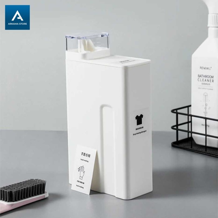 botol detergen cair wadah refill deterjen laundry softener aesthetic