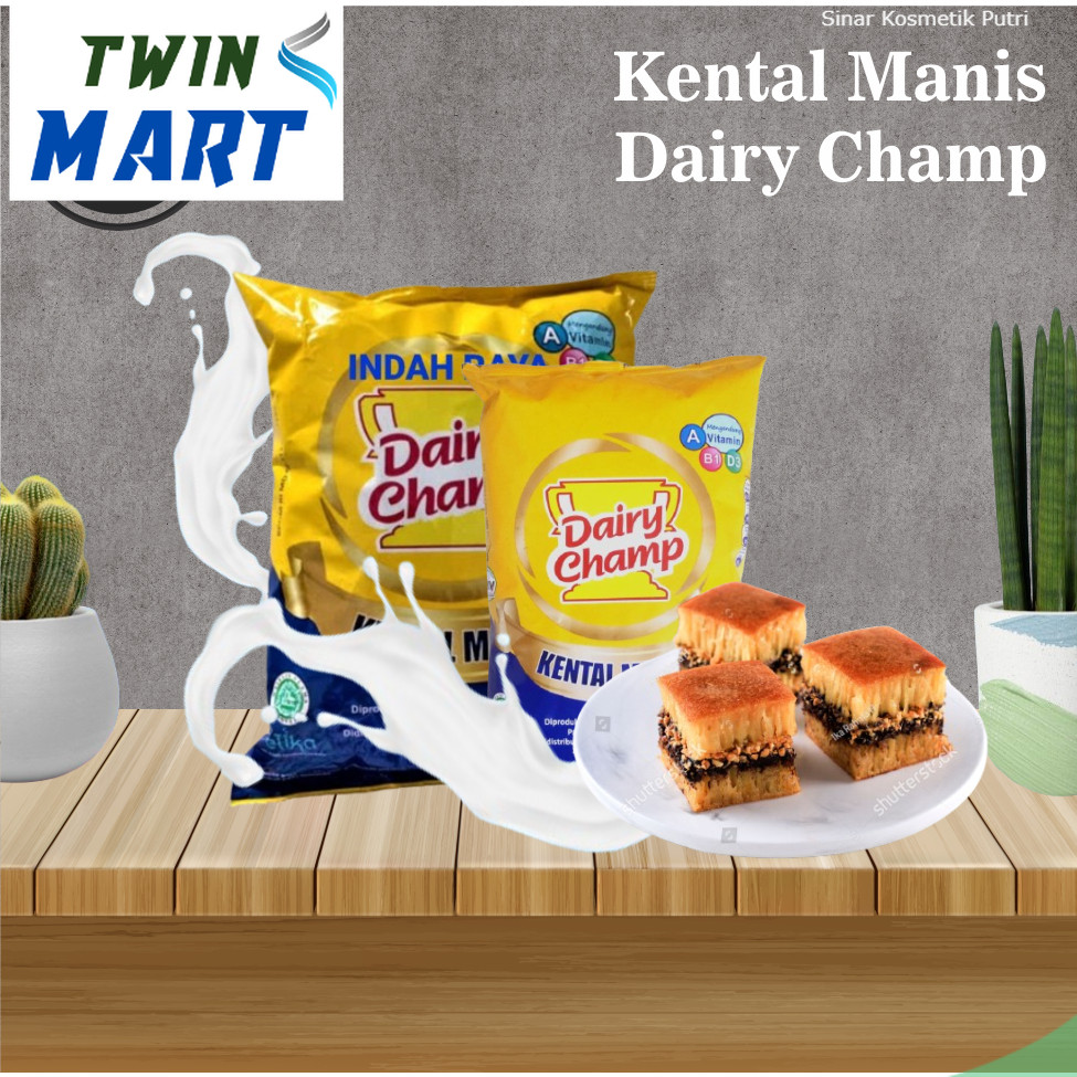 

DAIRY CHAMP Kental Manis / Krimer kental Manis / Topping Kue dan Minuman