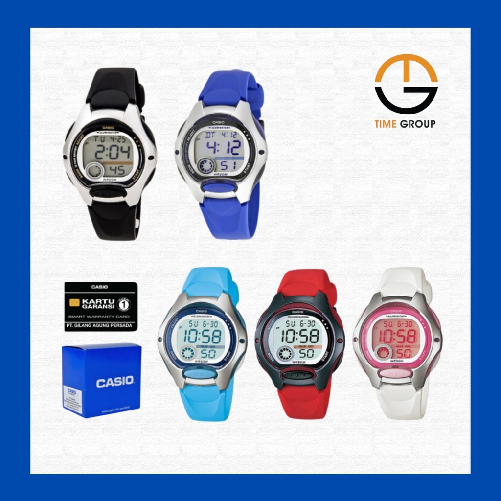 JAM TANGAN UNISEX CASIO GENERAL LW-200 LW200 DIGITAL RUBBER STRAP