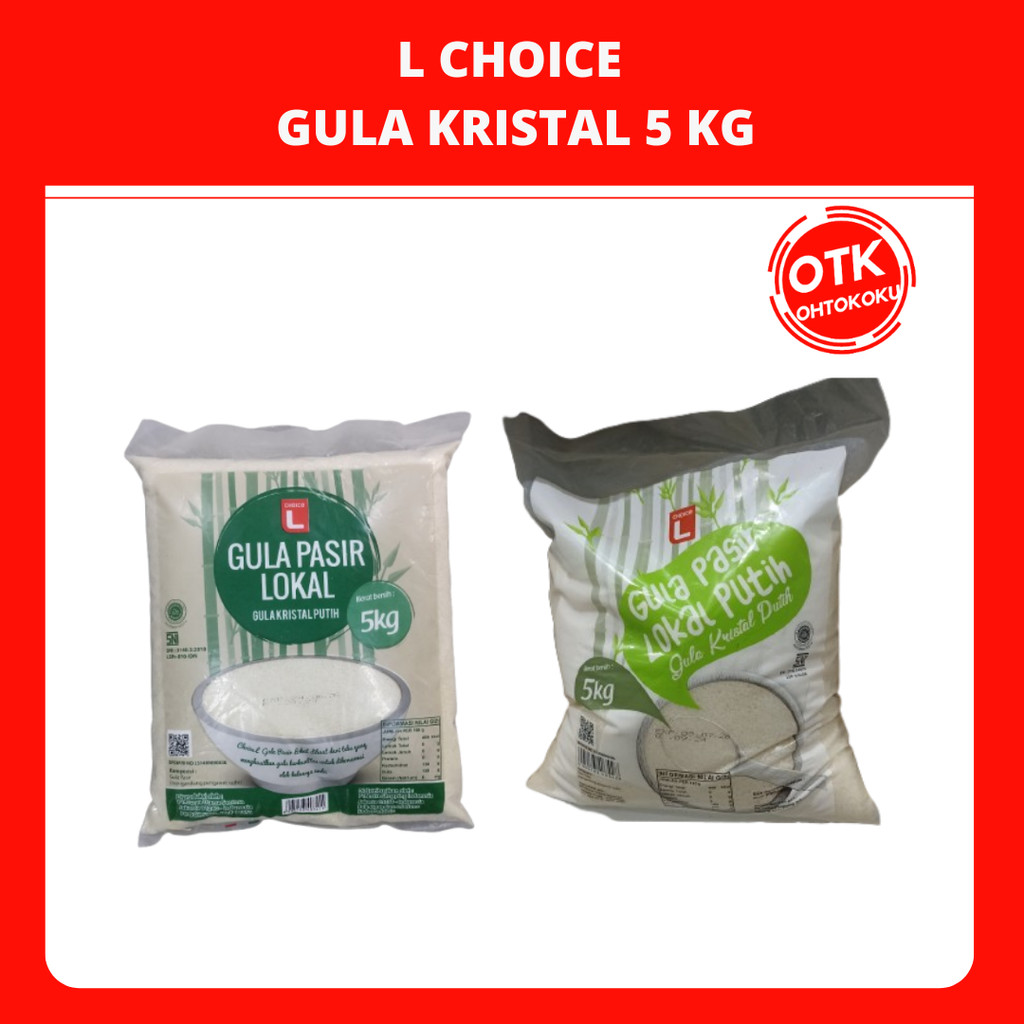 

L CHOICE GULA PASIR GULA KRISTAL GULA PREMIUM 5 KG
