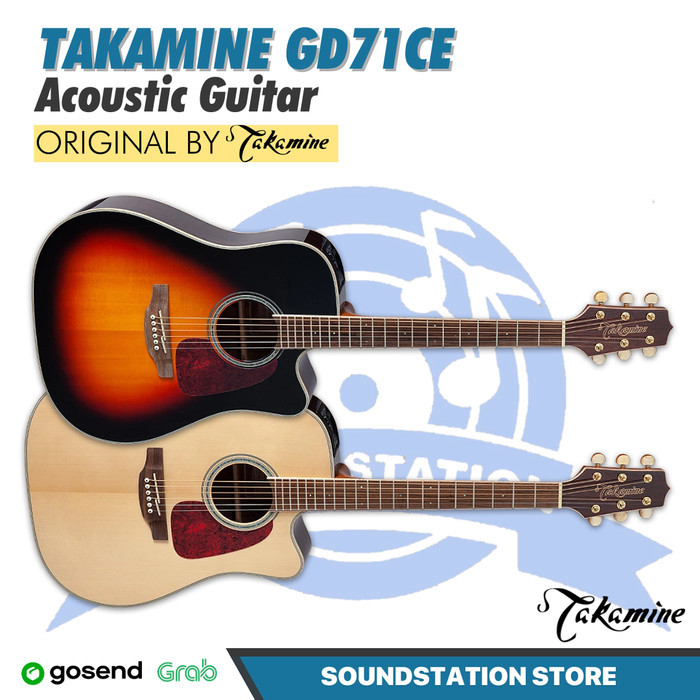 Takamine GD71CE Acoustic Electric Guitar - Gitar Akustik