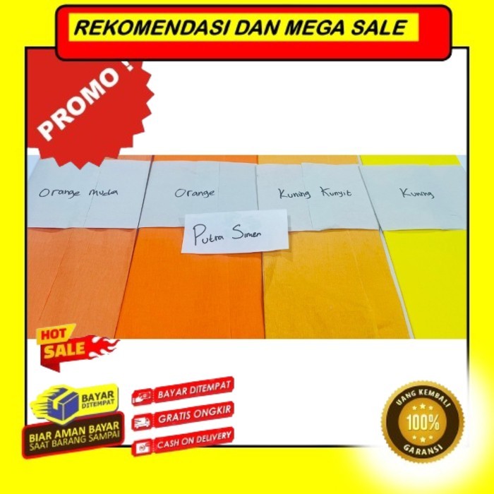 

Rekomendasi Terlaris KERTAS KREP LEMBARAN CRAFT - Orange Muda Promo