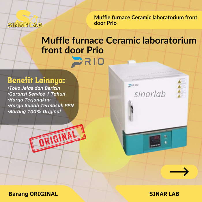 Muffle furnace Ceramic laboratorium front door Prio