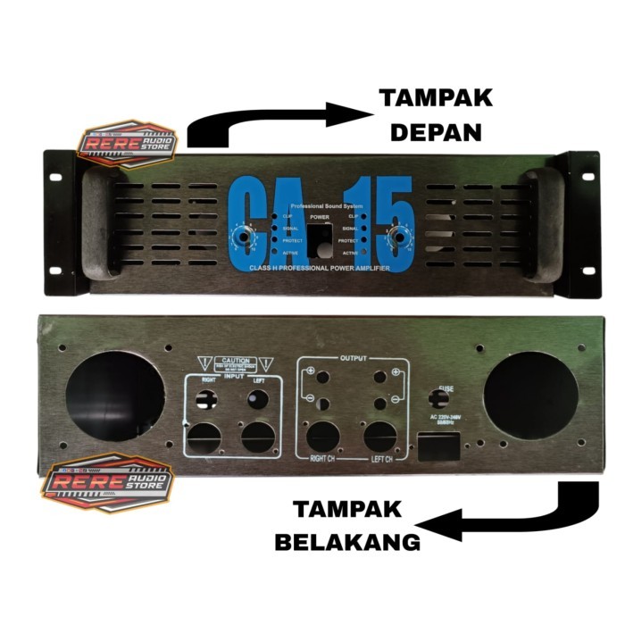 Box Power CA 15 / Bok Power 2 Chanel CA-15 Bahan Plat Besi