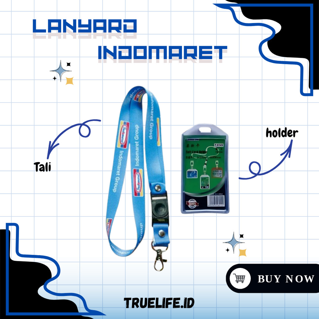 

Tali ID Card/Lanyard INDOMARET [READY STOCK]