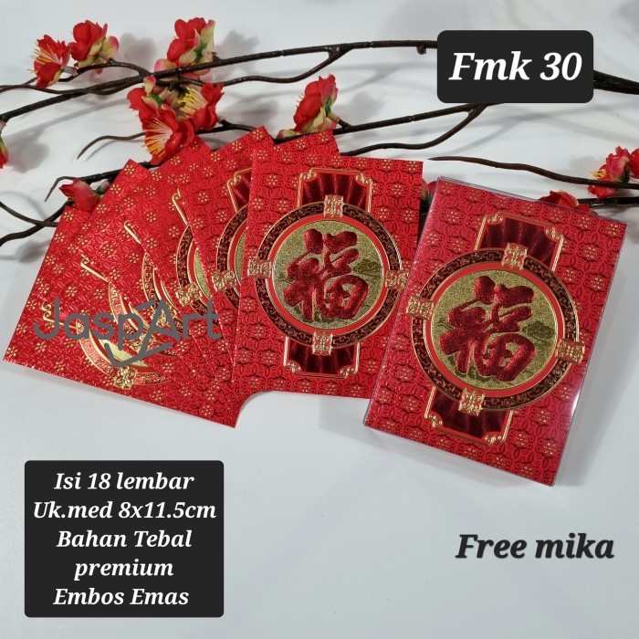 

Angpao Imlek / Amplop Imlek Kemasan Mika Angpao Imlek 2024 Angpao Fu - fmk30