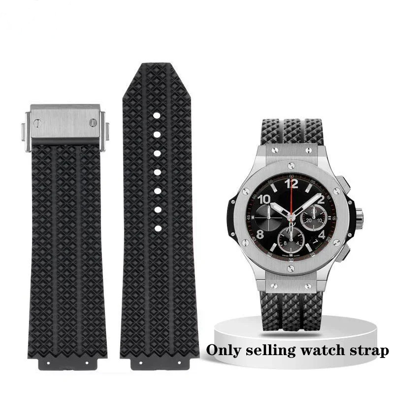 Watch Strap For HUBLOT BIG BANG Silicone  Waterproof Men's Watch Band Wristband  Accessories Rubber 