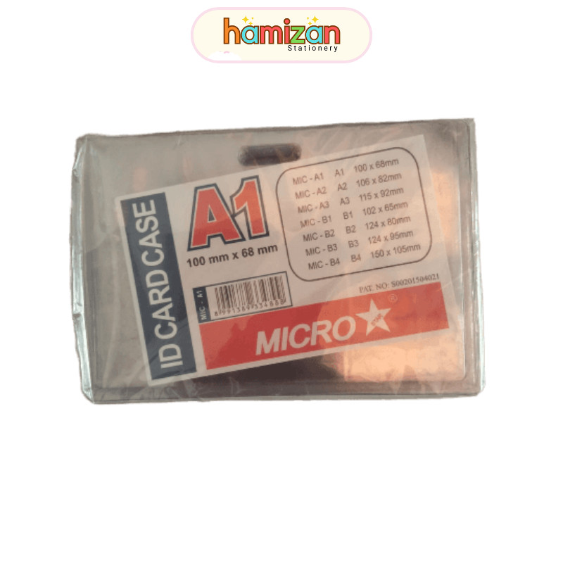 

Mika Id Card Case name Tag Microstar micro Star A1 100mmx68mm