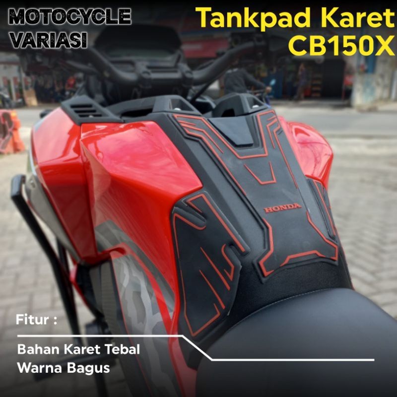 Tankpad CB150X CB 150X CB 150 X Rubber Karet Pelindung Tangki CB150x aksesoris motor cb 150x