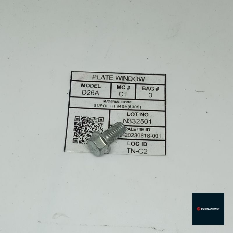Baut 10 M6X12 Kunci 8 Baut  Original Panjang 1,2 Cm Toyota dodolanbaut