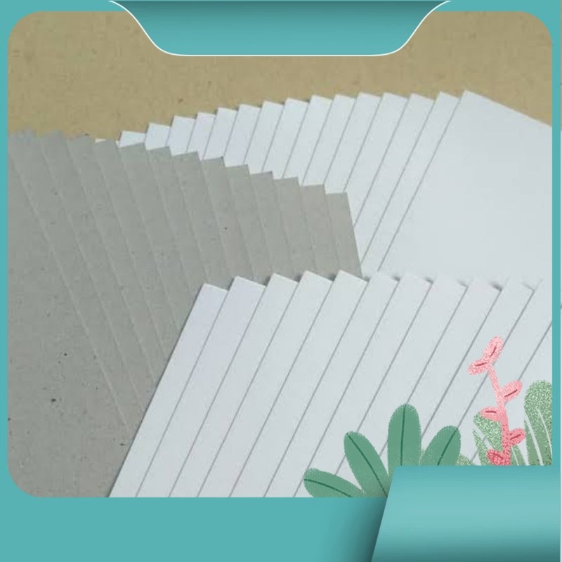 

1 Kg - 8,5x23 Cm - Kertas Duplex Polos Untuk Alas Aksesoris