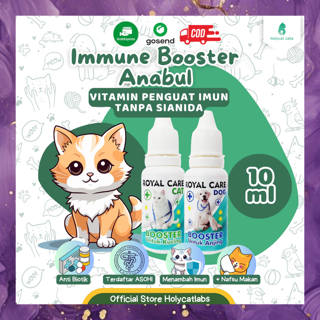 (SBA) Royal Care BOOSTER Imun Kucing Anjing Vitamin Penambah Penguat Imun Daya Tahan Tubuh RC1251A2