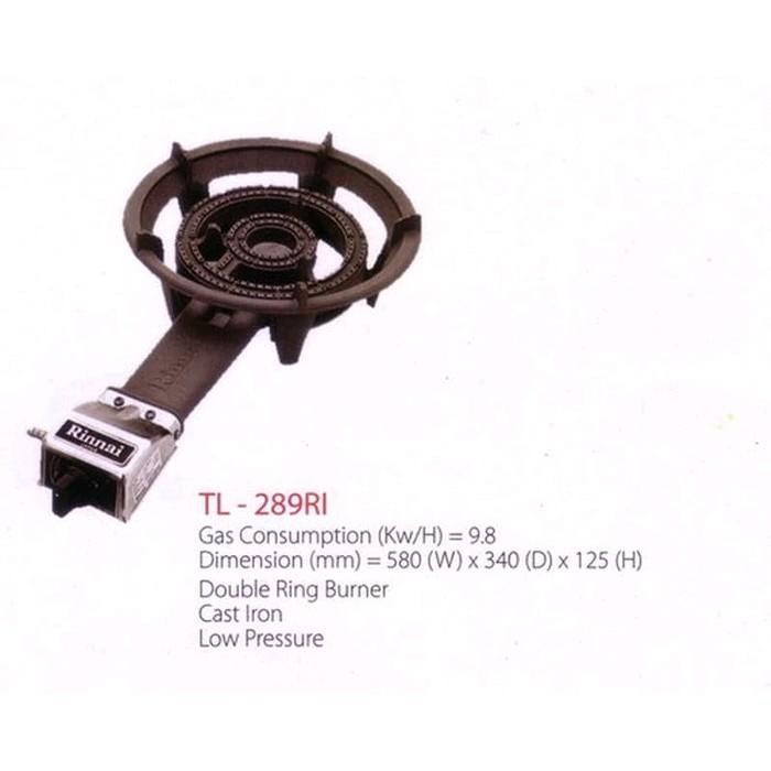 Rinnai Tl 289 Ri Kompor Gas Cor 1 Tungku Rinnai Tl 289 Ri Rinnai Tl289Ri
