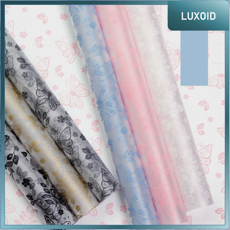 

LUXOID - FL38 GARDENFLY Kertas Bunga Paper Buket Motif Summer Plaid Kotak Kado Florist Cellophane