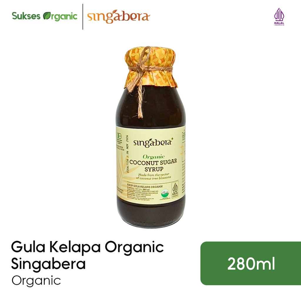 

Singabera Gula Kelapa Organic BOTOL 280gr Coconut Sugar