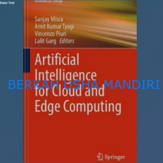 

BUKU Artificial Intelligence for Cloud and Edge Computing