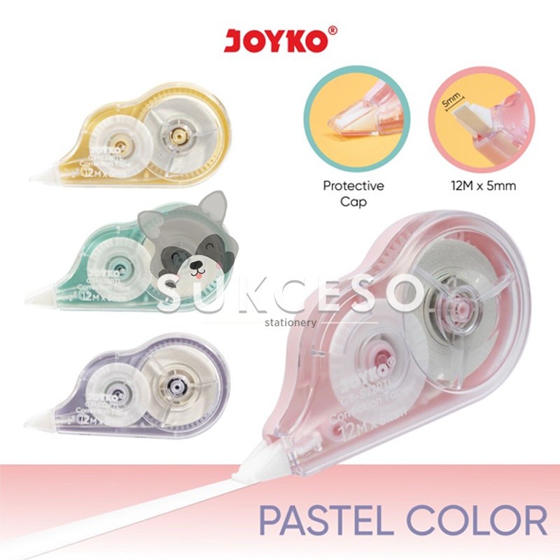 

Joyko Correction Tape CT-522PTL / Tipe X Pita Kertas