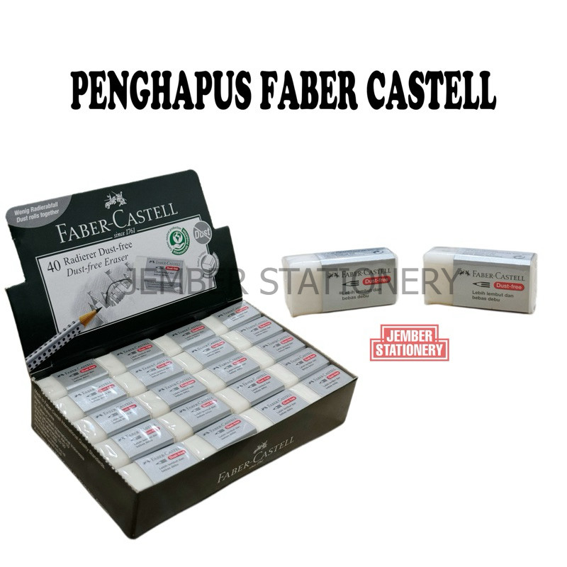 

(1biji) Penghapus Faber Castell Kecil Putih