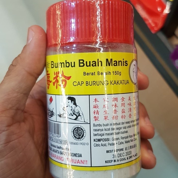 

NEW ITEM BUMBU BUAH MANIS CAP BURUNG KAKATUA 150G BAHAN MASAK