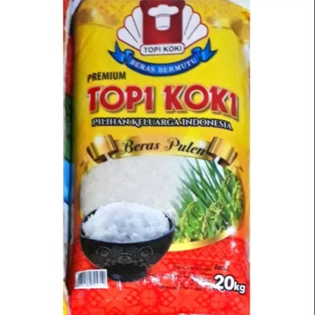

NEW ITEM BERAS MEREK TOPI KOKI 20KG