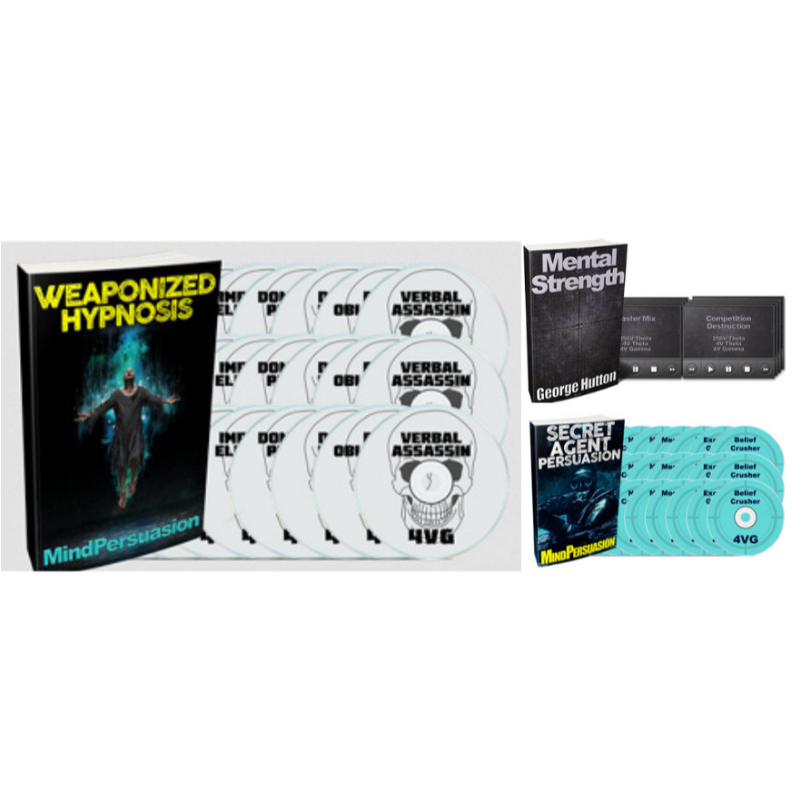 

[BUNDLE[ George Hutton Weaponized Hypnosis, Secret Agent Persuasion & Mental Strength