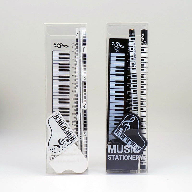 

Music Stationery Student Piano Keyboard Note Pencil Prize Creative Stationery Set Gift Set Stationary Set Kids Stationery Set