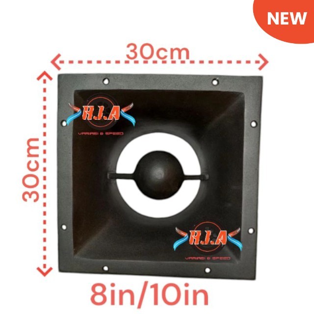 Corong Horn Tweeter Midrange 30x30 cm – Support Driver 8 & 10 Inch