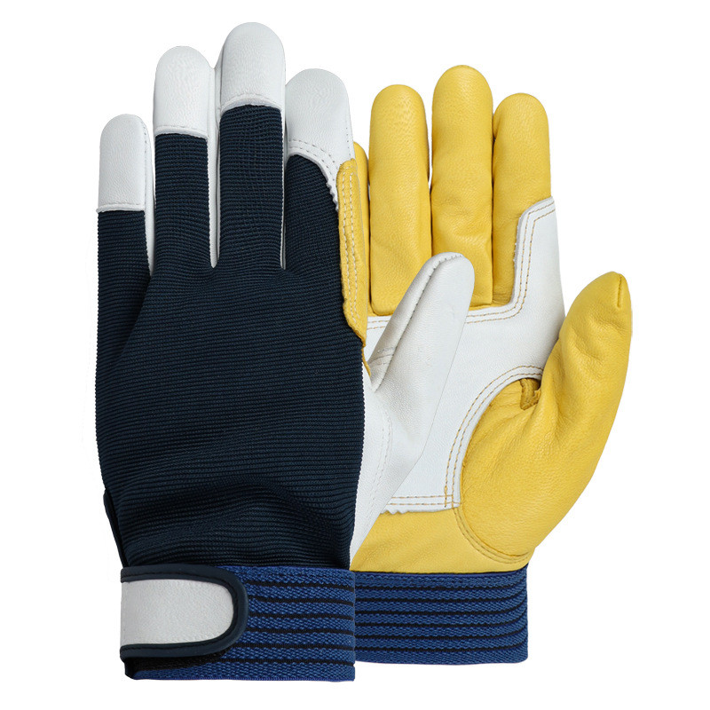 Work Gloves Sheepskin Driver Safety Protection Wear Safety Workers Welding Gloves Repair Protective 