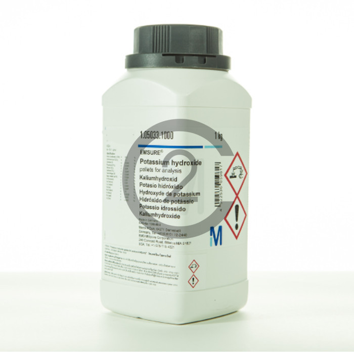 Kalium Hidroksida Pro Analis / Potassium Hydroxide 1 kg Merck 105033