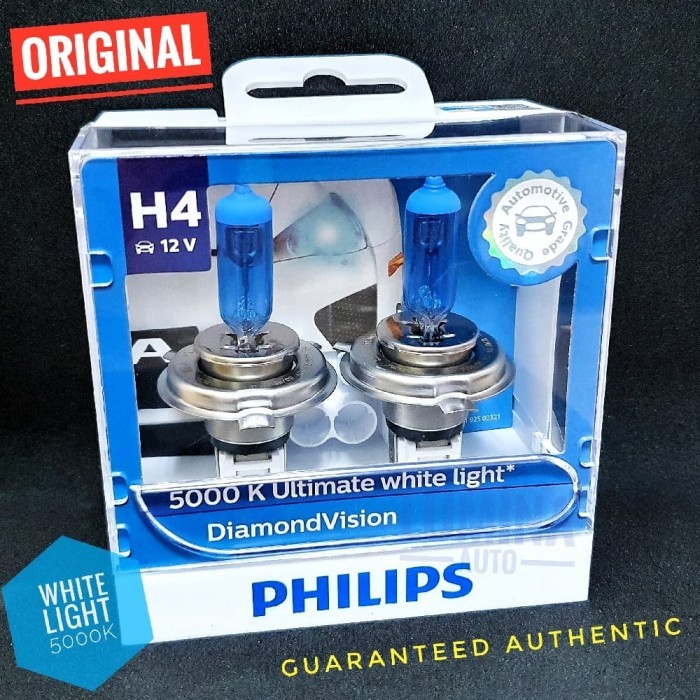 Philips Diamond Vision H4 5000K