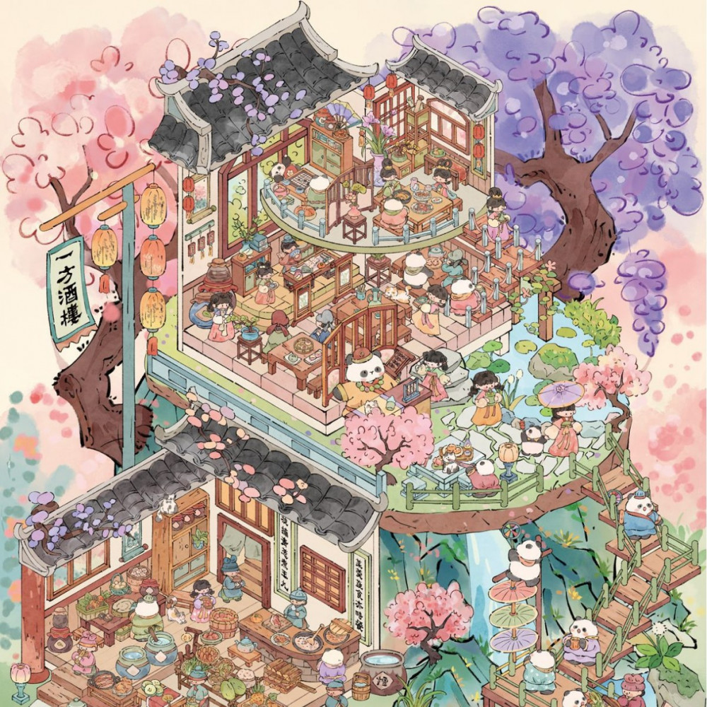 

Card Lover 3 Pcs [Bistro Series] Vintage Super Big 3D Journal Stickers Waterproof Sticker Paper Material Scrapbook Kit