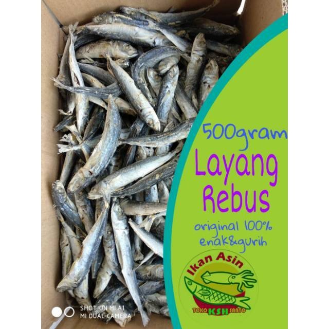 

TERMURAH Ikan asin layang rebus-500gram