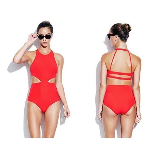 Produk Terbaru Savana Beachwear - TOPAZ One Piece Swimsuit - kuning-peach, XS Paling Laris