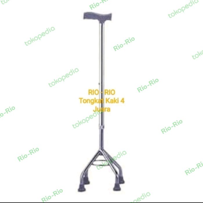 Tongkat Kaki 4 stainless