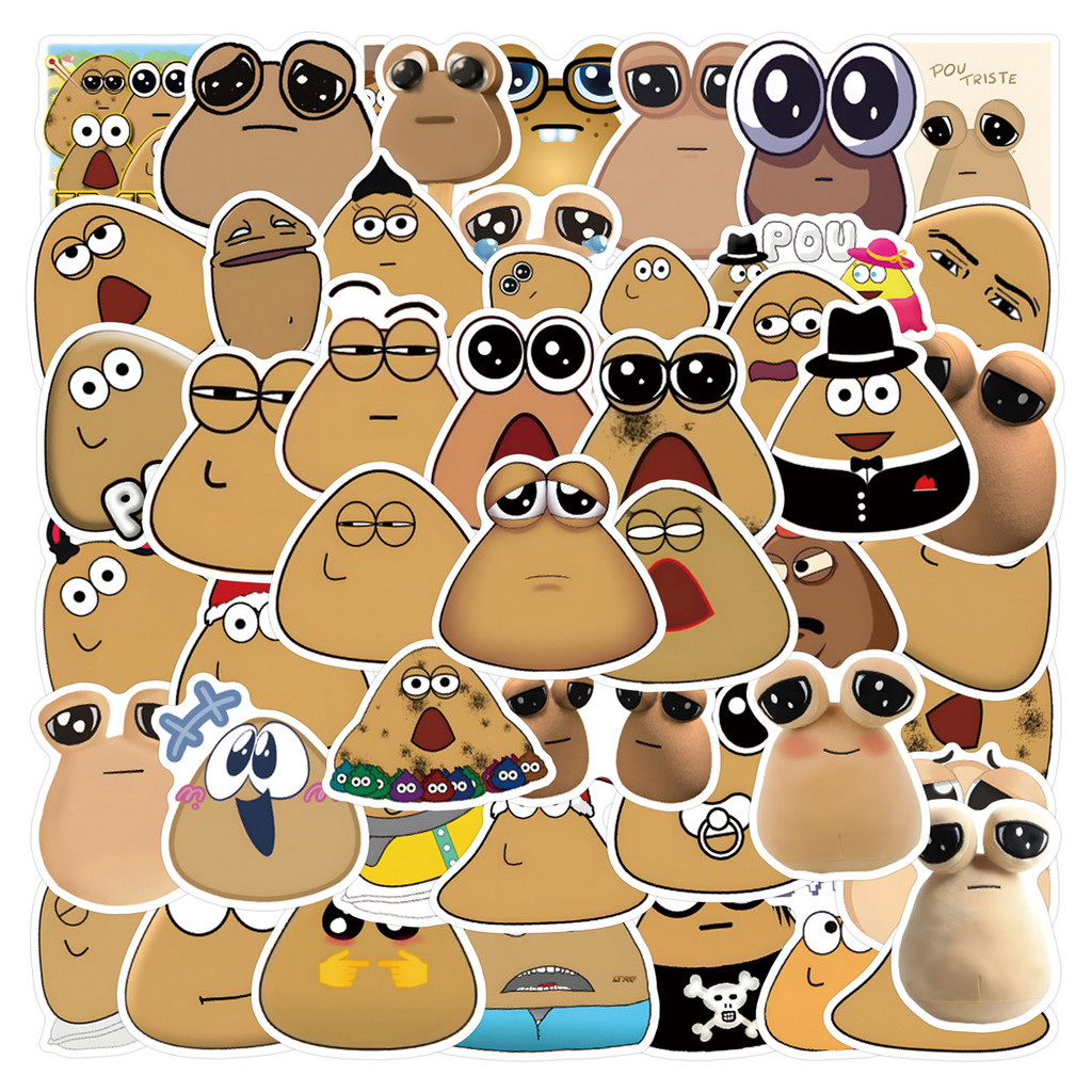 

10/55PCS My Alien Pet Graffiti Sticker Creative Cartoon Pet Decal For Laptop Phone Guitar Skateboard Waterproof Sticker Kid Toys