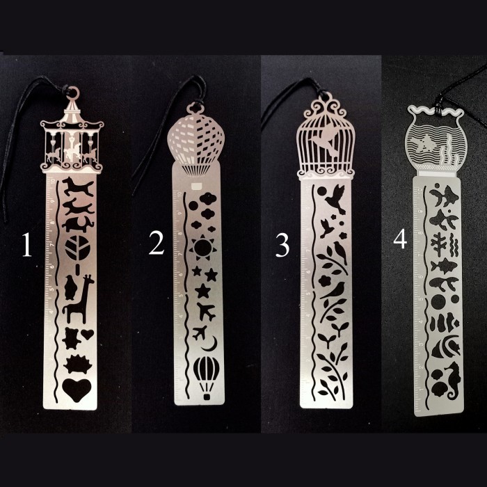 

bookmark penggaris besi cantik merry go round balon udara sangkar
