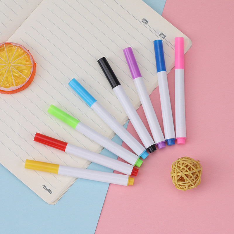 

NMZSHOP Spidol 12 Warna Wipe and Clean / Spidol Whiteboard Doodle Bisa Hapus Activity Book