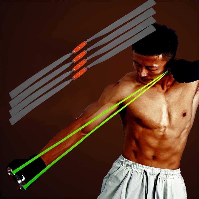 10Pcs Slingshot Rubber Flat Elastic Band 0.8Mm Karet Ketapel