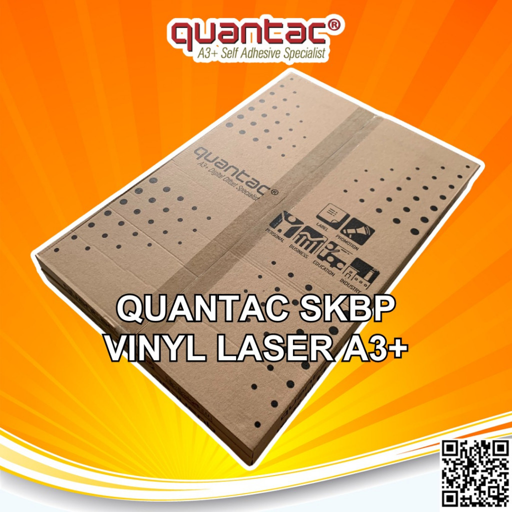 

QUANTAC SKBP Sticker Vinyl A3+ Stiker Digital Print Laser Toner Anti Air Pack - INSTANT/SAMEDAY
