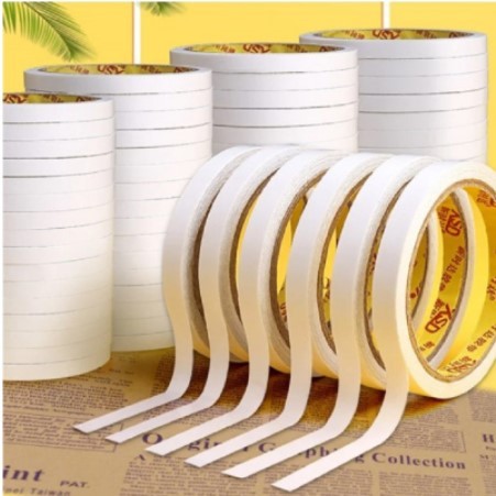 

Width 5mm~20mm White Double Sided Tape Super Strong Adhesive Tape Y Craft Gift-Wrap Strong Clear Self-adhesive Tape For Office