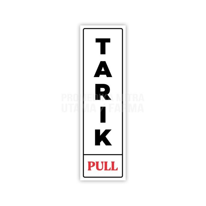 

Stiker Pintu Tarik Dorong Untuk Keperluan Kantor / Sekolah / Rumah Sakit / Puskemas / Klinik - Tarik