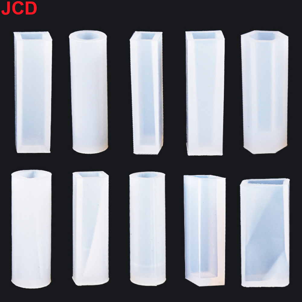 

11 Style Cylindrical Cuboid Crystal Epoxy Resin Mold For Necklace Pendant Epoxy Resin Mold DIY Jewelry Making Findings Supplies